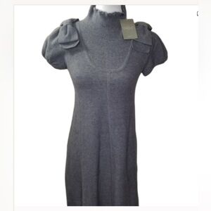 Moth Charcoal Knit Mini Dress